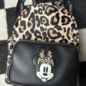 Primark Minnie Mouse Leopard Backpack